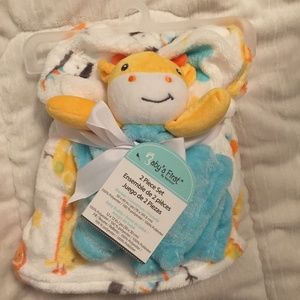New Baby's First by Nemcor Giraffe Lovey & Blanket Set